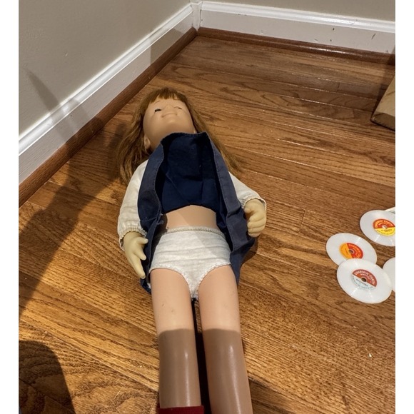 Mattel 1963 Charmin Chatty Doll With Box & 5 Records Vintage Collectible - Picture 5 of 10